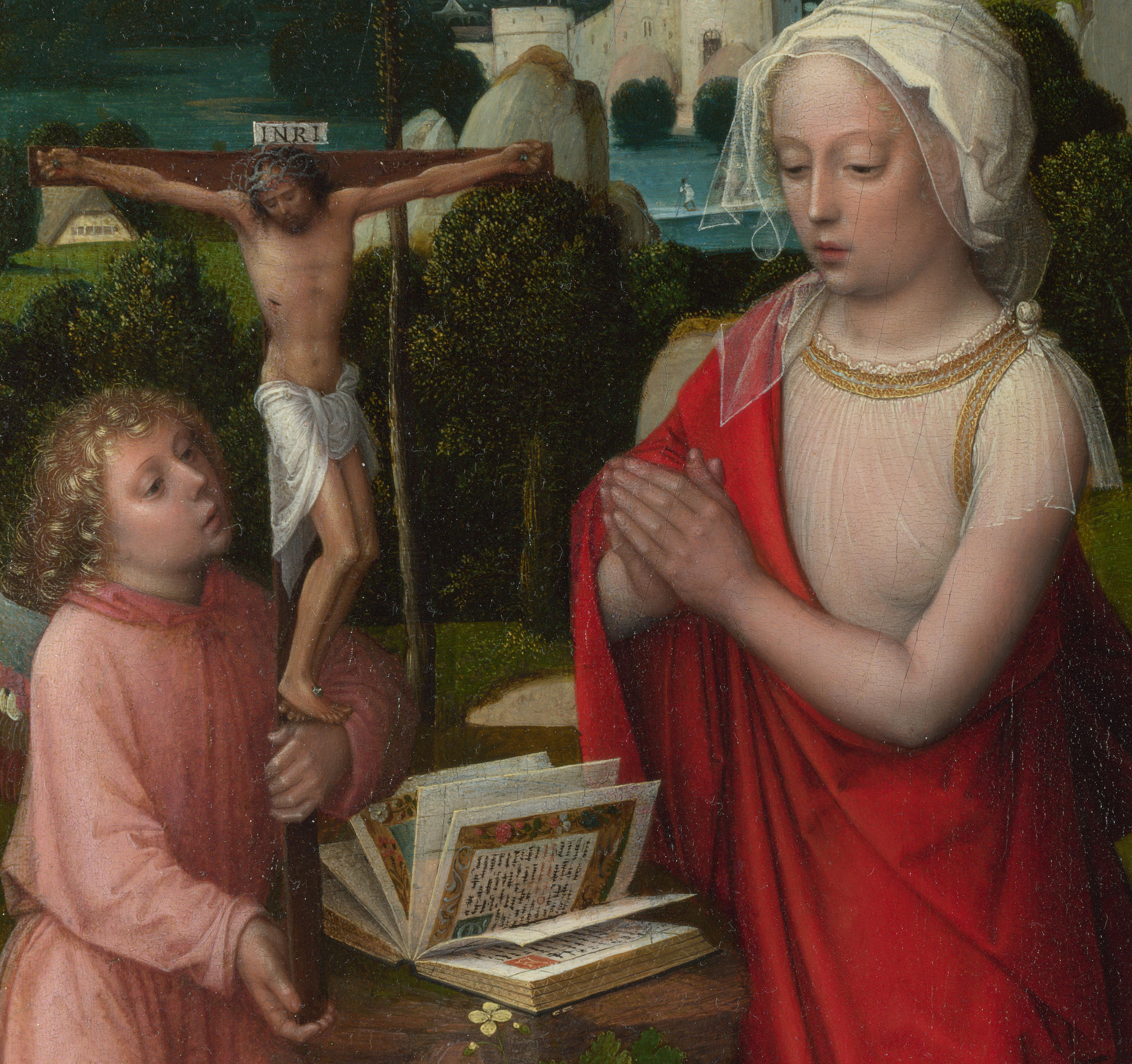 Albert Cornelis. The Magdalene in a Landscape. Detail