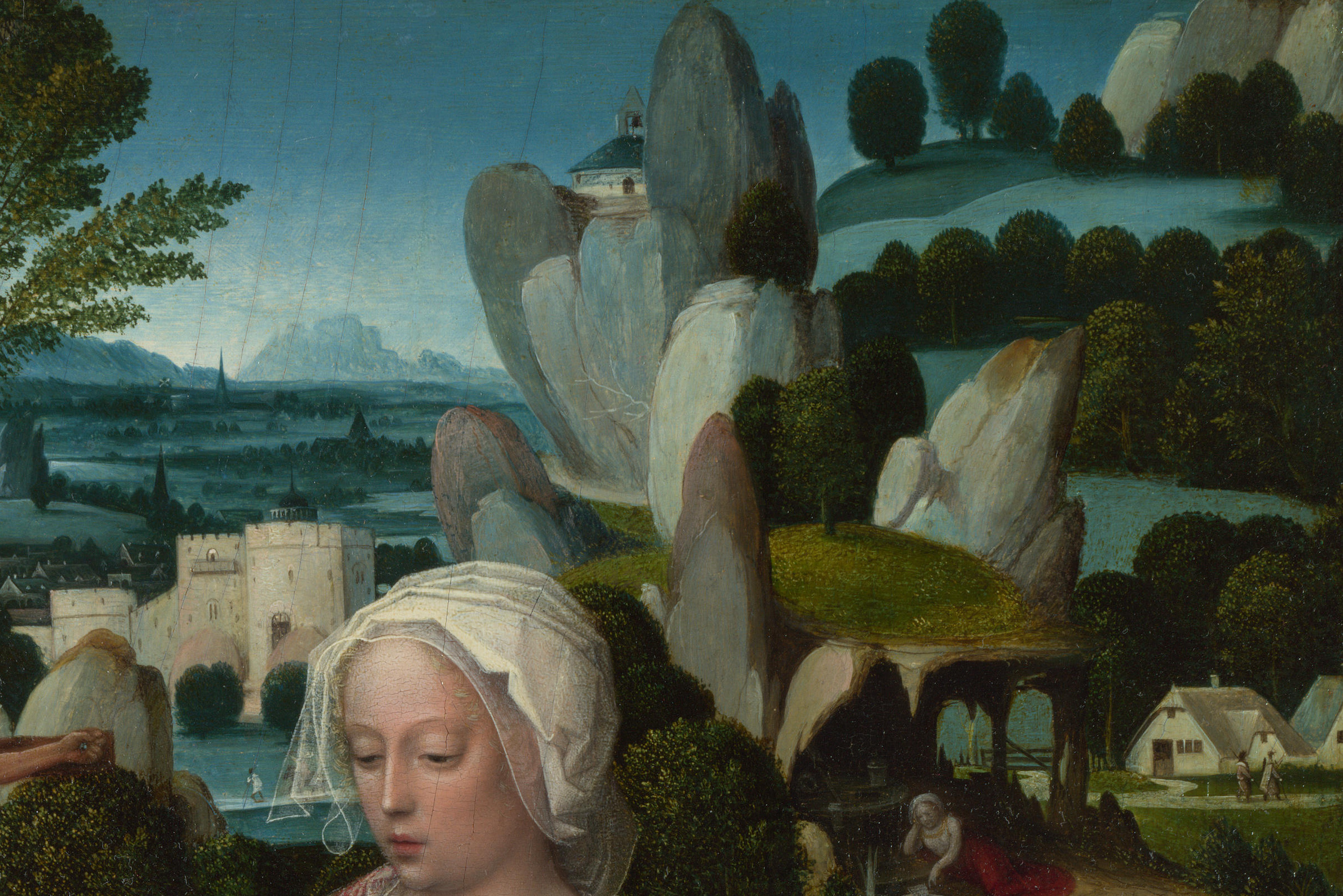 Albert Cornelis. The Magdalene in a Landscape. Detail