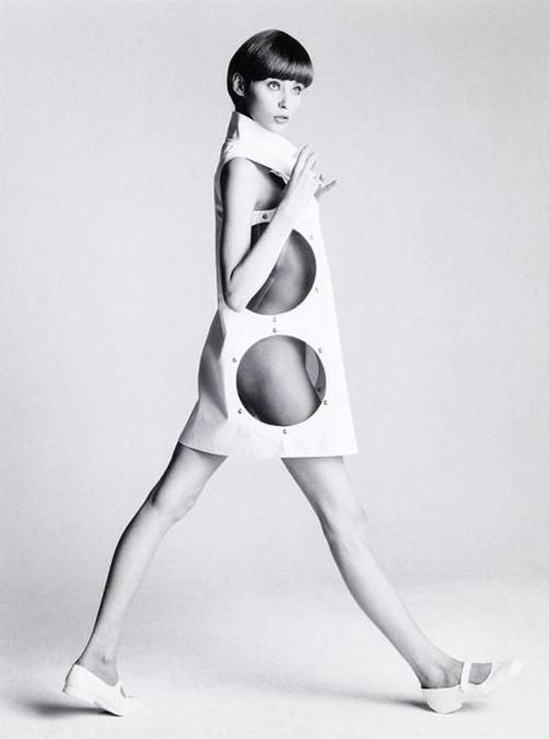 André Courrèges, Dress, photographed by William Laxton, 1960s