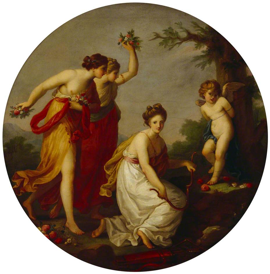 Angelica Kauffman. The Disarming of Cupid