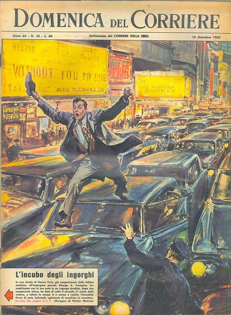 Copertina della Domenica del Corriere del 16 dicembre 1962