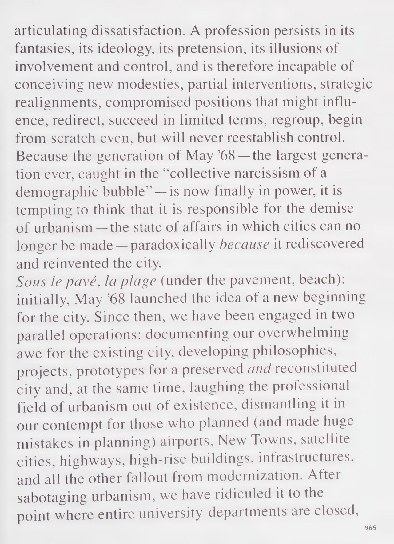 Rem Koolhaas. What Ever Happened to Urbanism?