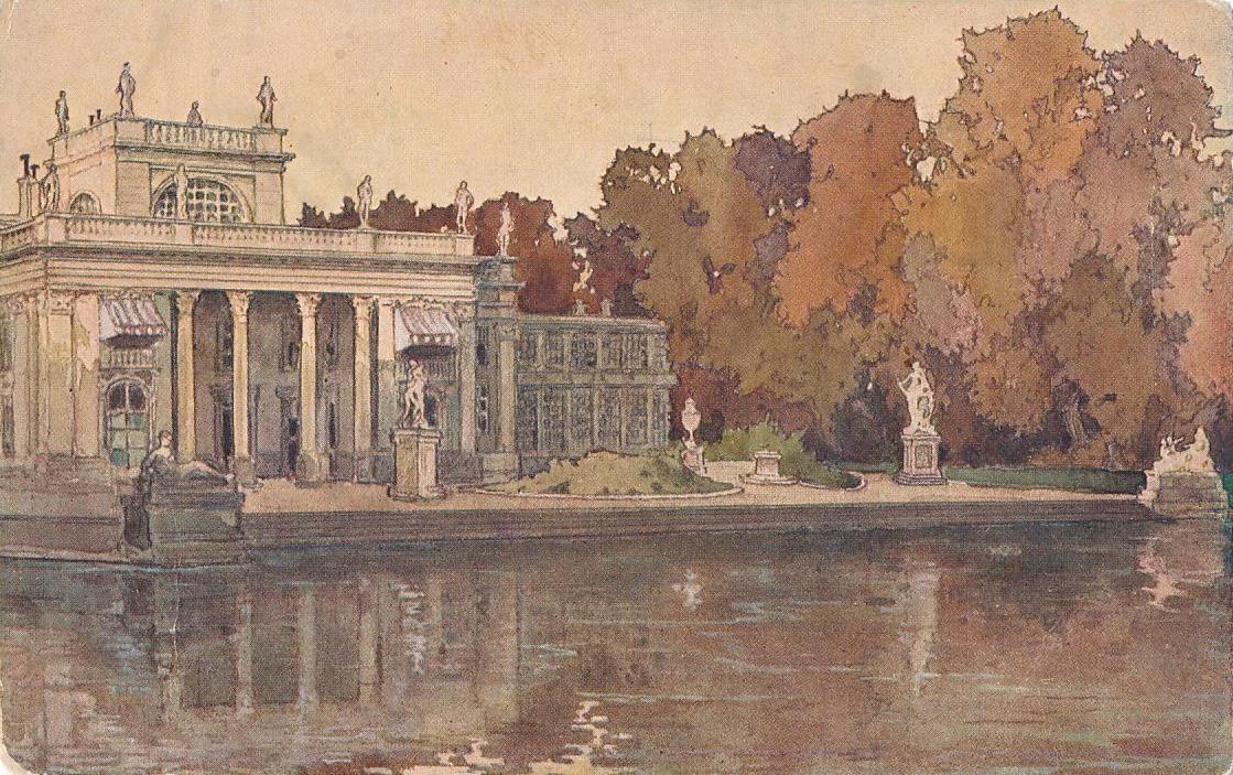 Варшава. Лазенки осенью / Г. К. Лукомский.