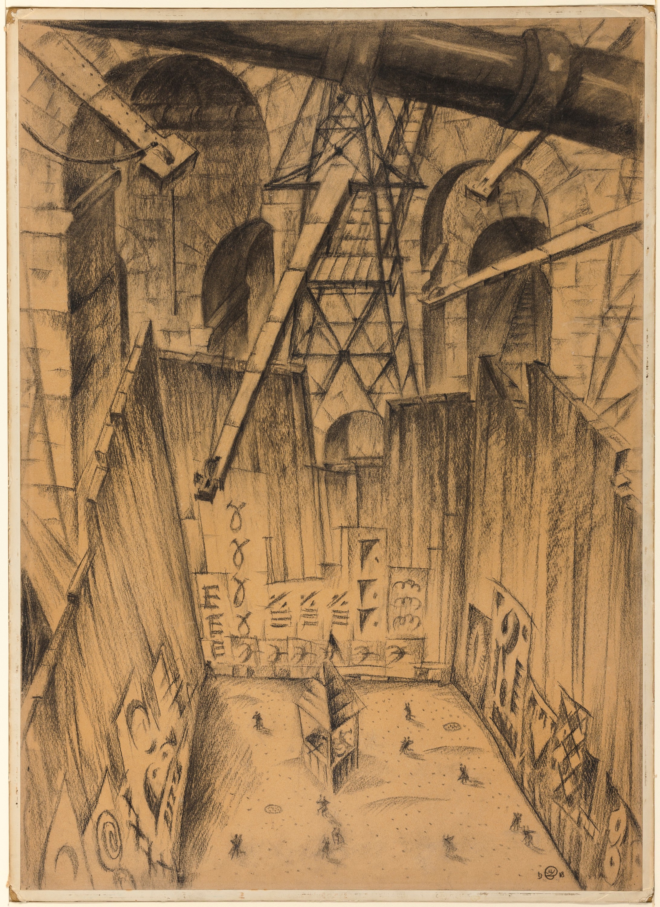 Mstislav Valerianovic Dobuzinskij. The Holiday. 1918