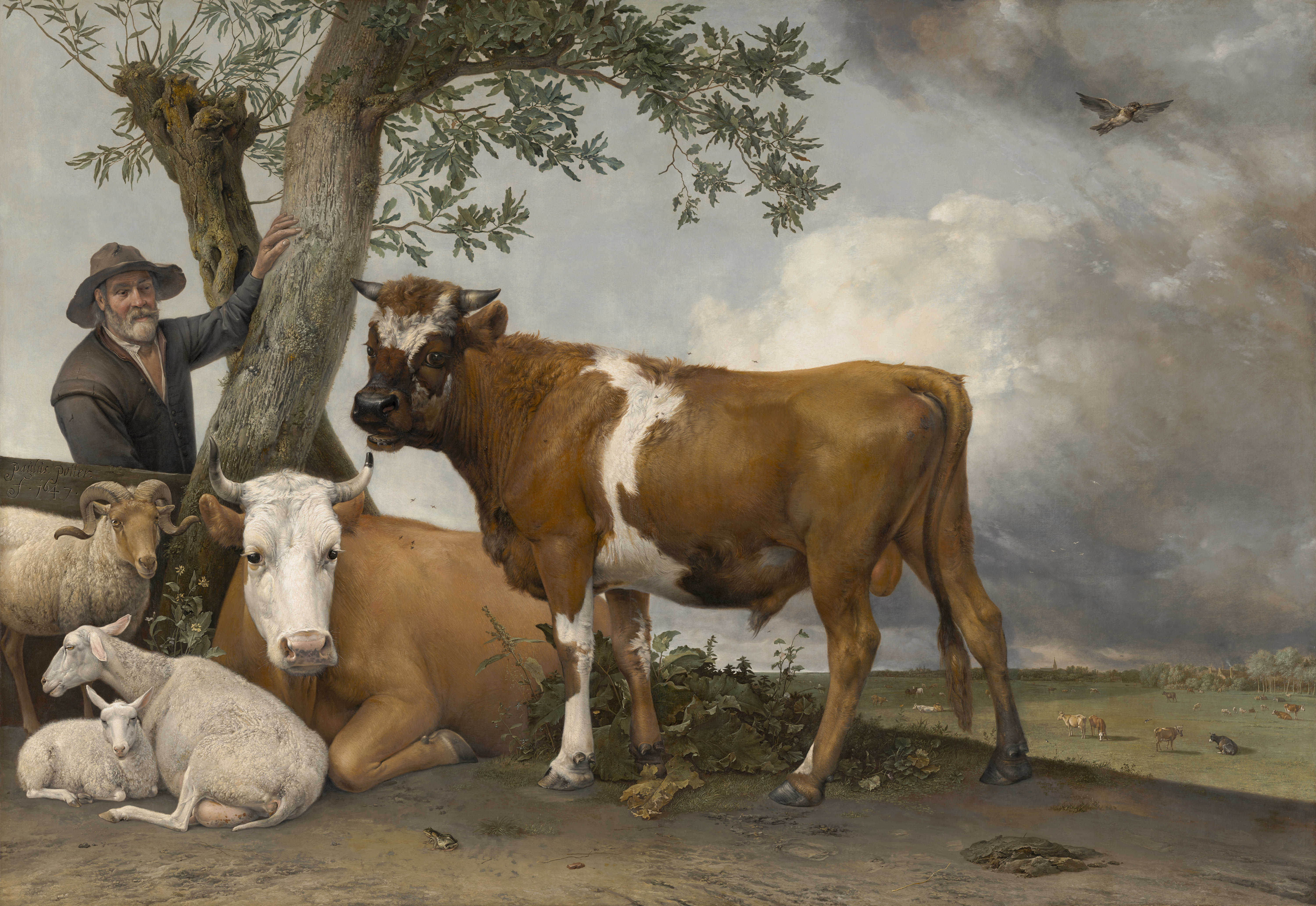 Паулюс Поттер. Бык. 1647 Источник: Mauritshuis, The Hague