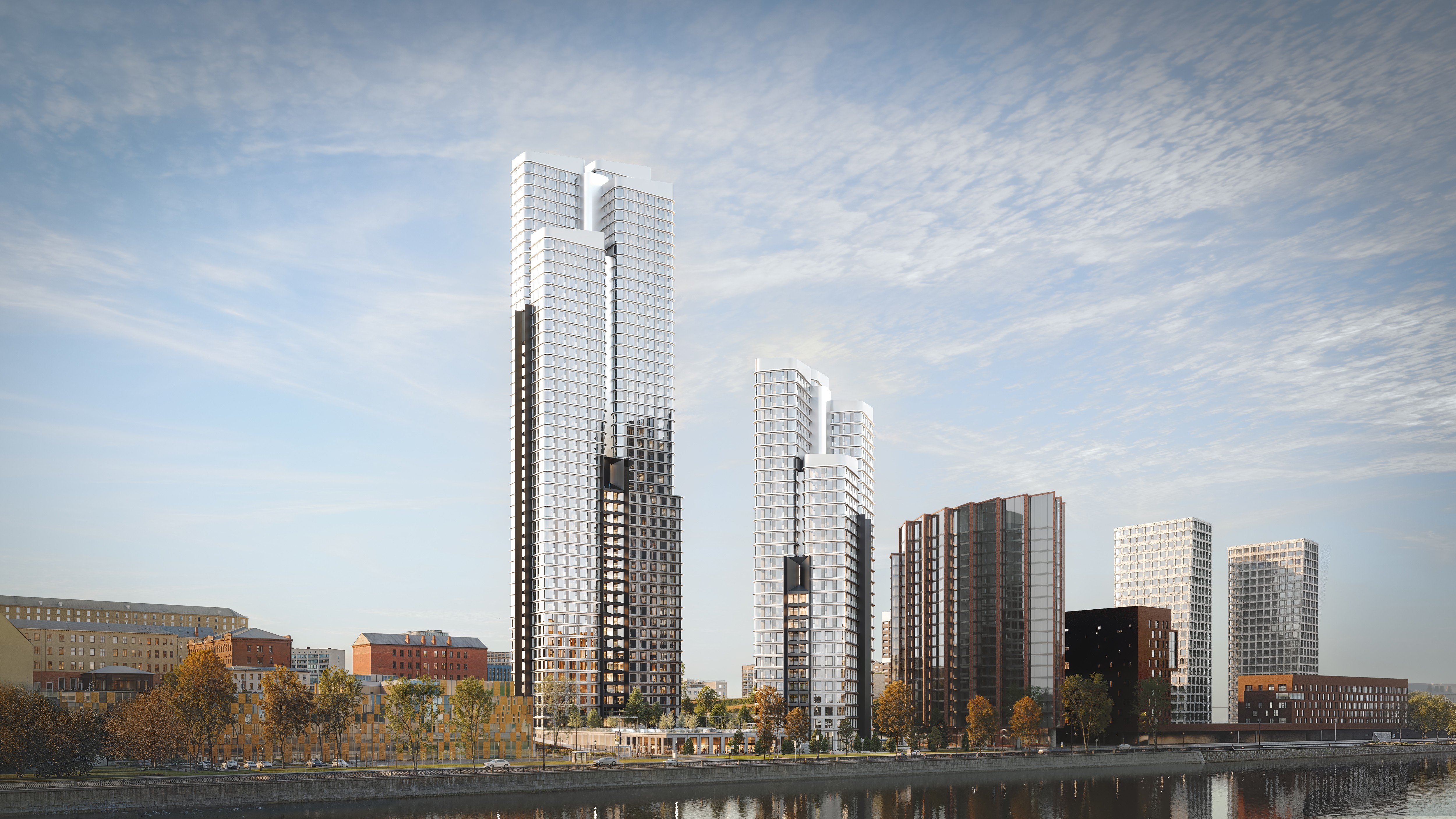 Жилой комплекс STONE Blik. © бюро HADAA