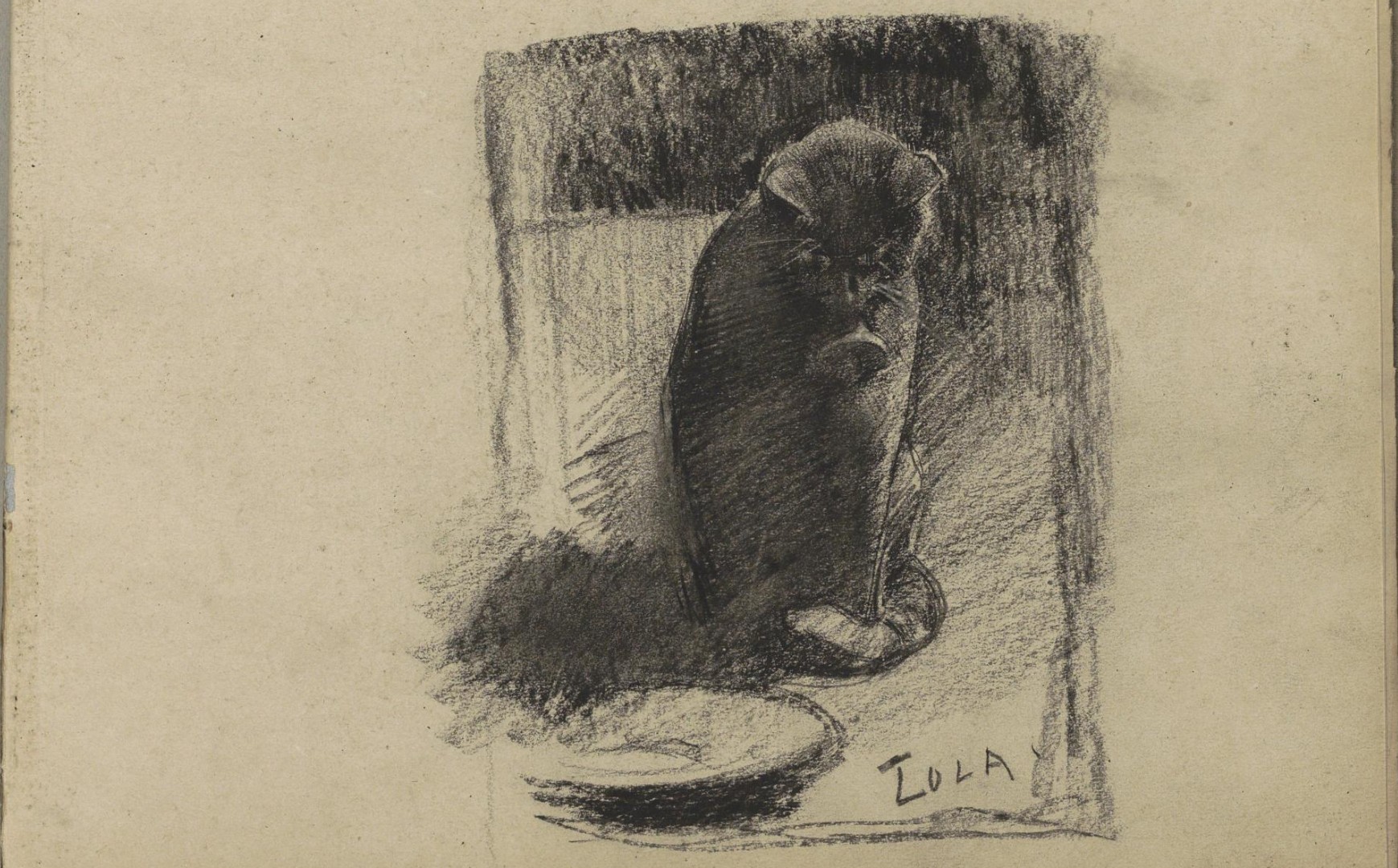 A Sketch of Lola, Willem Witsen, c. 1884 - c. 1887