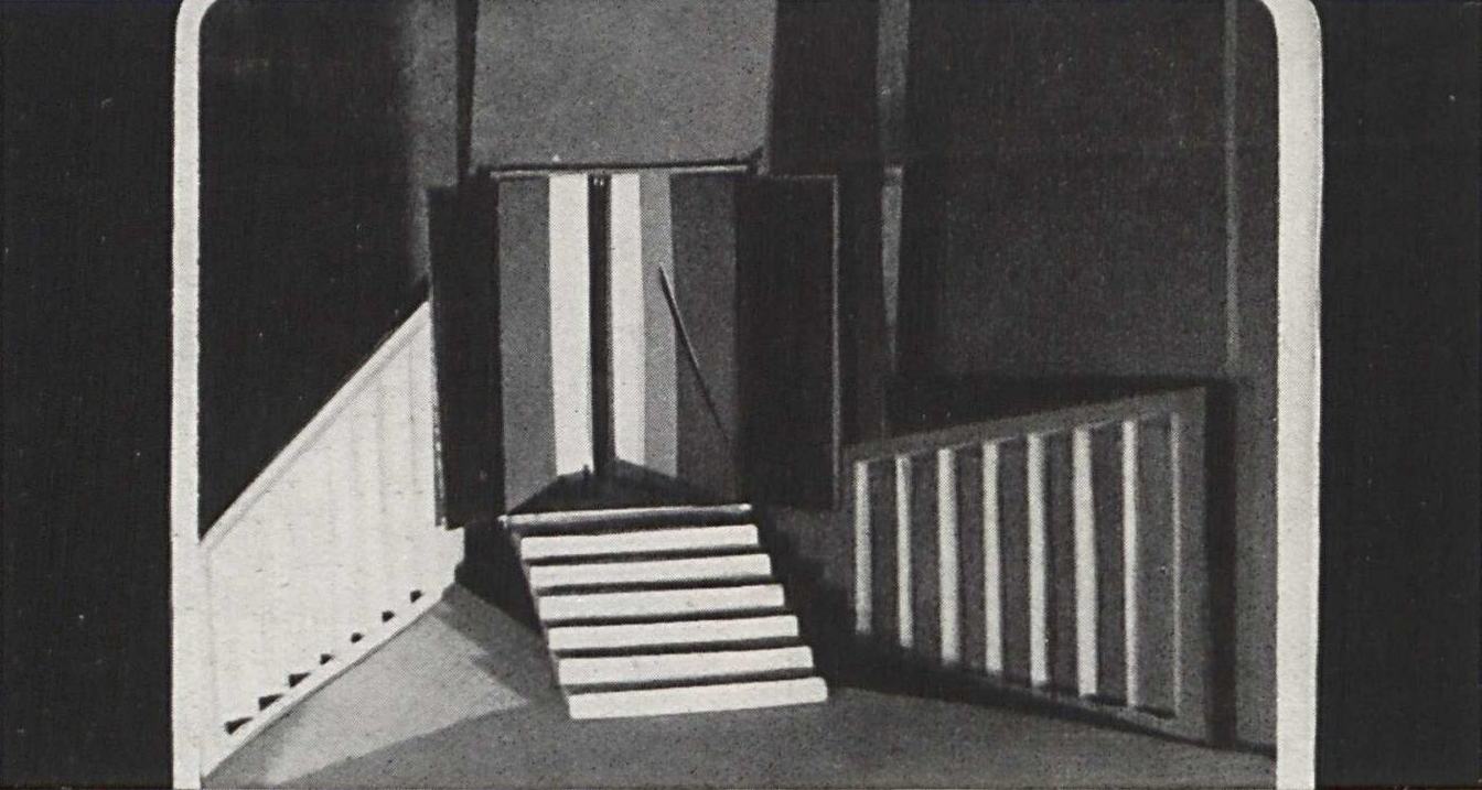 В. и Г. Стенберг. Макет декорации к спектаклю «Негр».