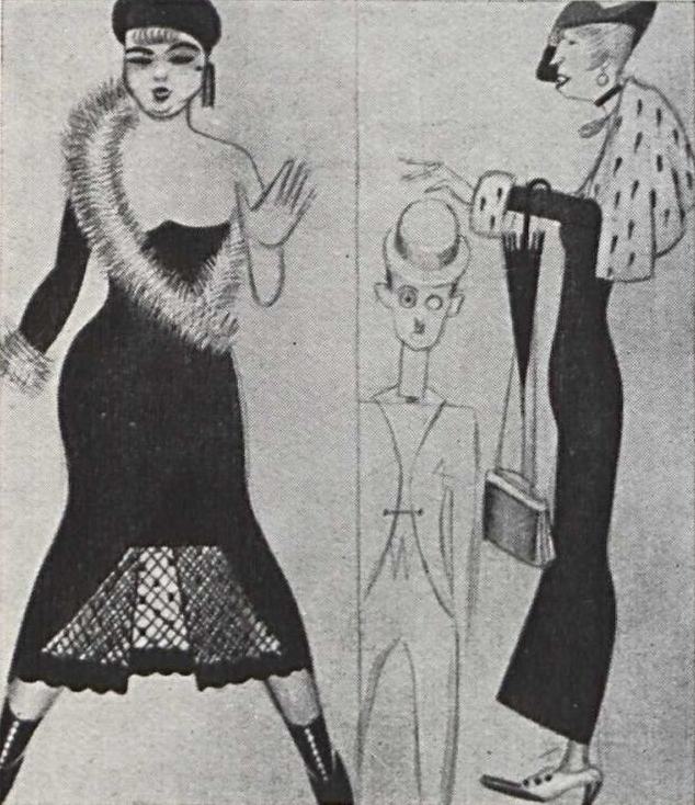 В. и Г. Стенберг. Эскизы костюмов к «Опере нищих».