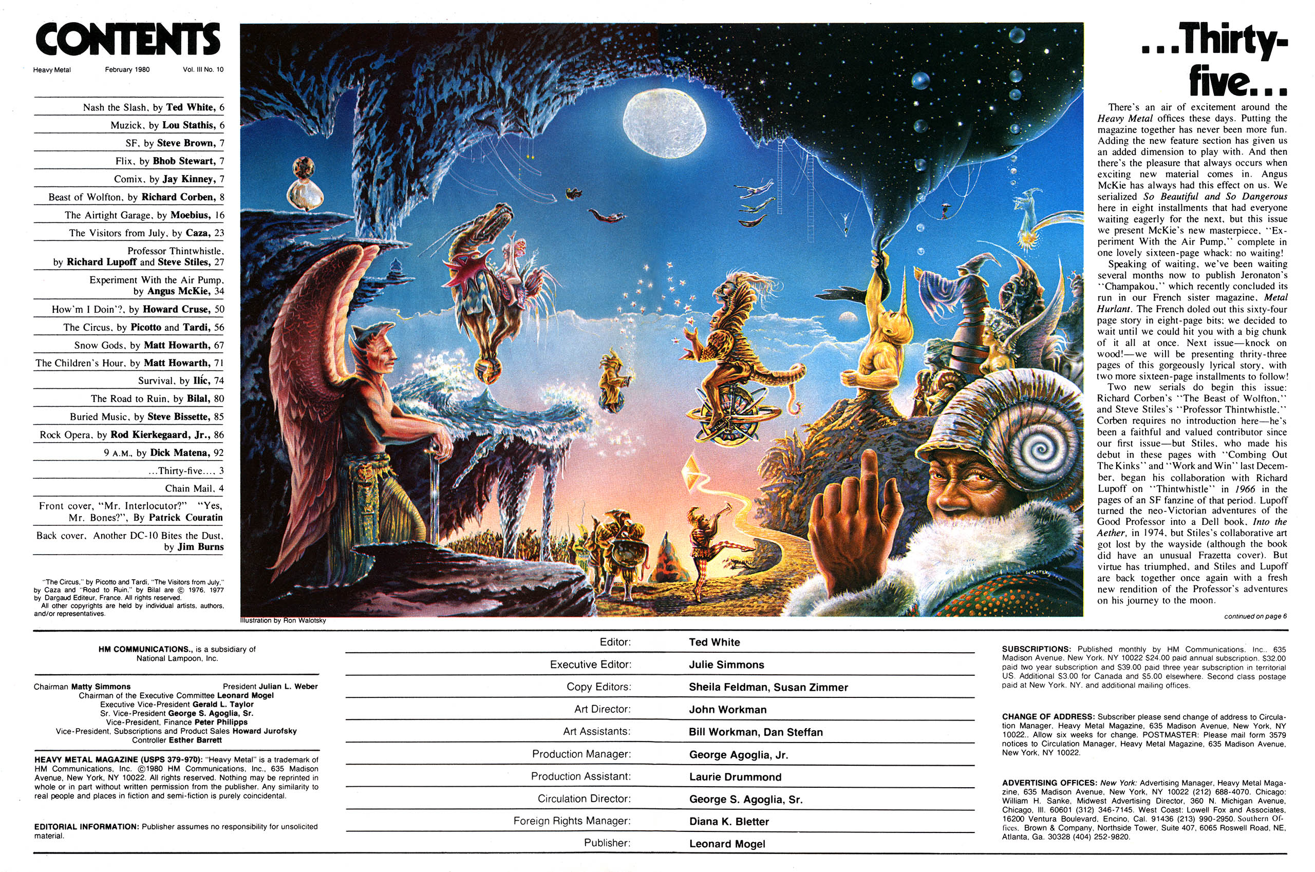 Heavy Metal. 1980. February – Volume 3 No. 10