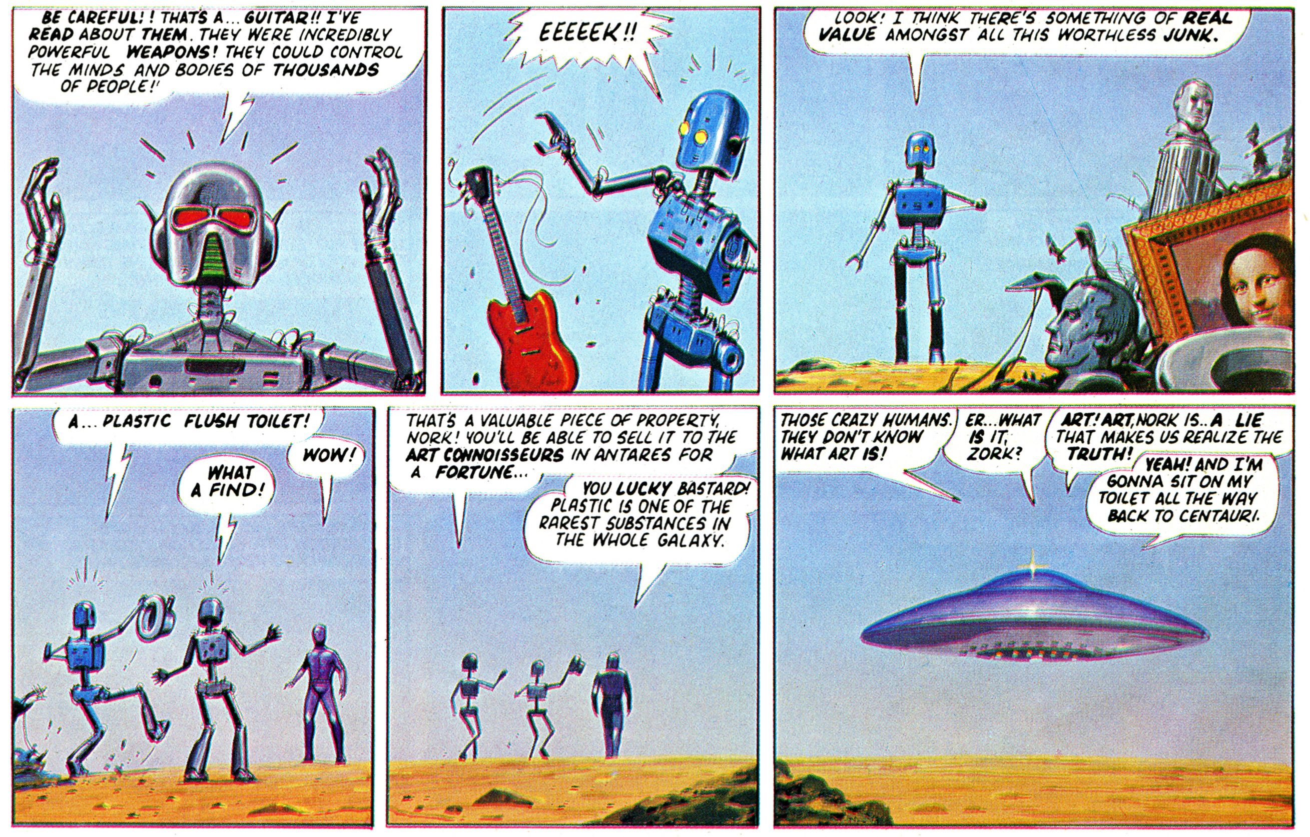 Heavy Metal. 1980. February. "Experiment With The Air Pump" - Angus McKie