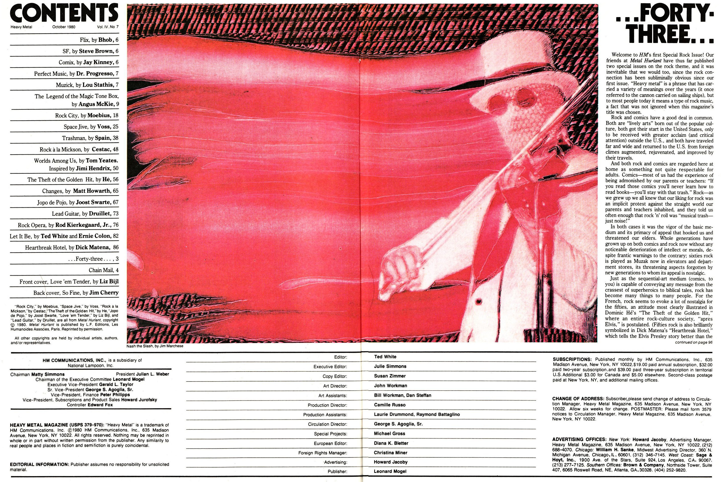 Heavy Metal. 1980. October – Volume 4 No. 07