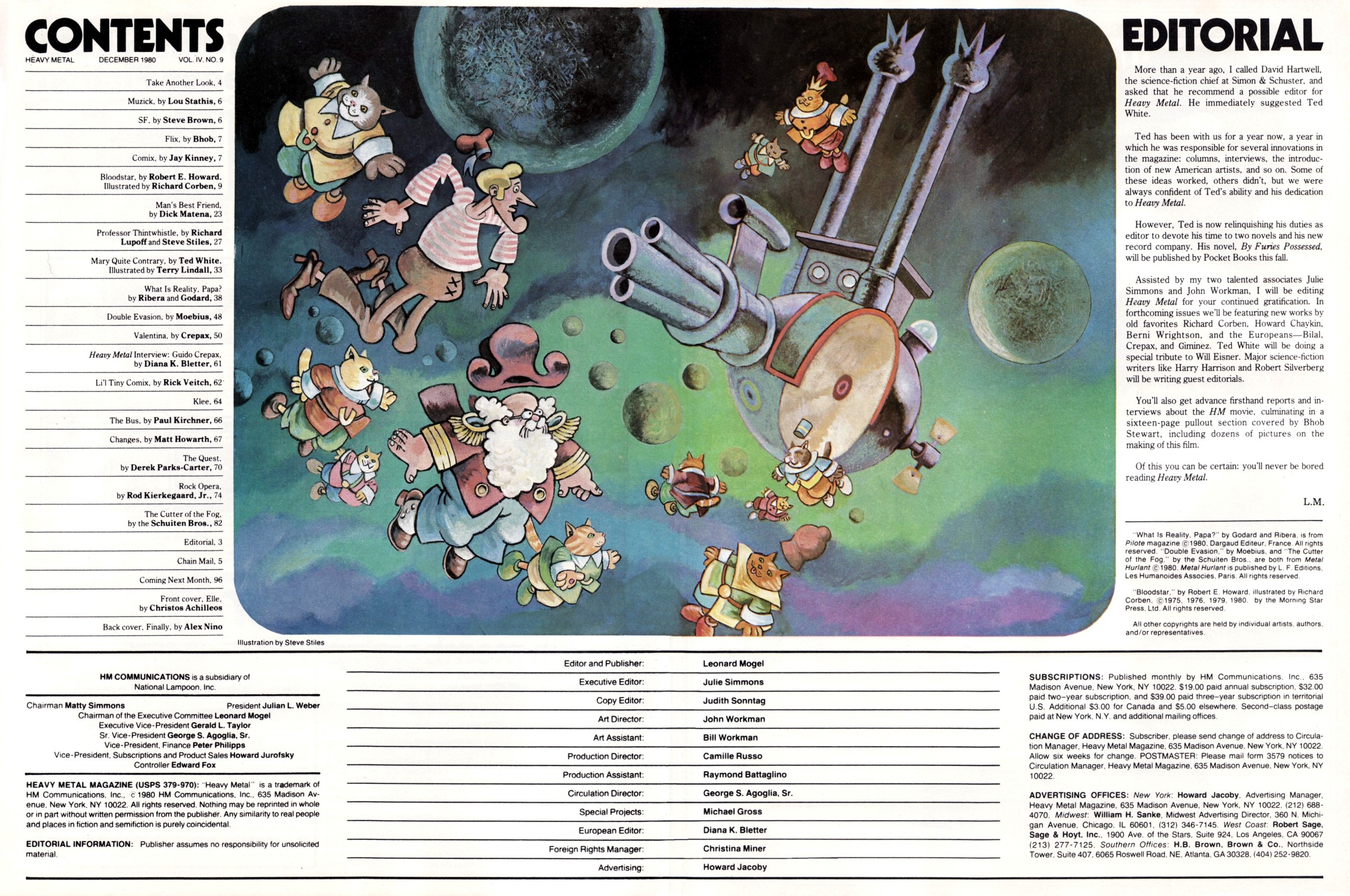 Heavy Metal. 1980. December – Volume 4 No. 09