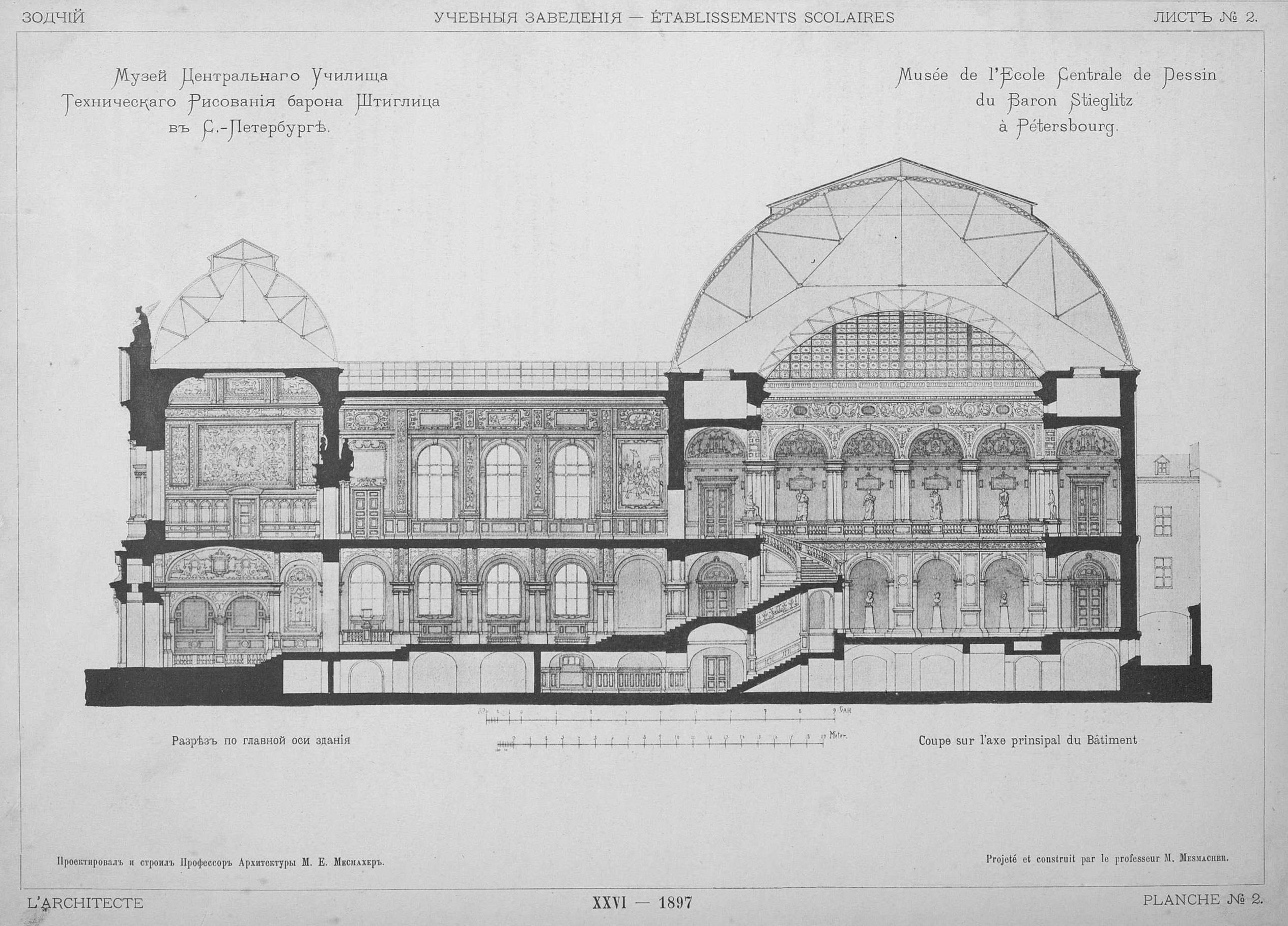 5. Музей училища им. Штиглица. 1885—1895 гг. Архитектор М. Е. Месмахер