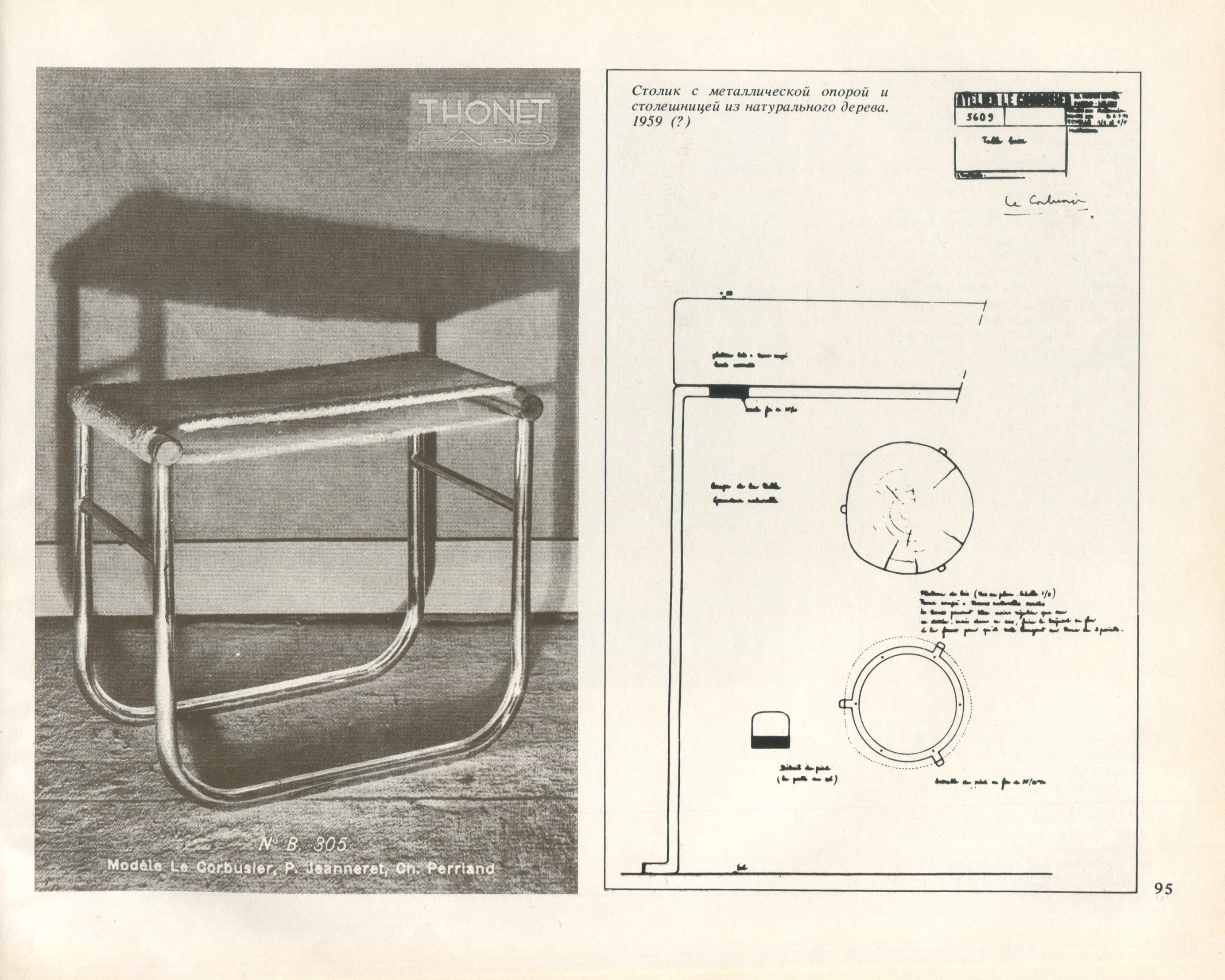 Ле Корбюзье — дизайнер. Мебель, 1929 / Ренато Де Фуско ; перевод с итальянского И. А. Пантыкиной, с английского А. И. Ильф; Вступление и научная редакция В. Л. Глазычева. — Москва : Советский художник, 1986
