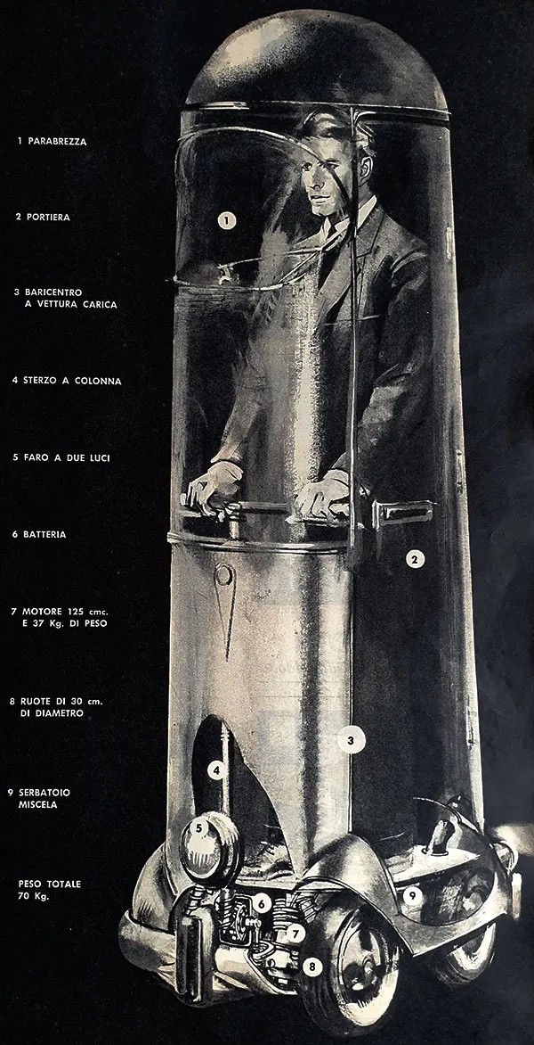 Disegno di Disperaga (Domenica del Corriere, 16 dicembre 1962, pag. 7)