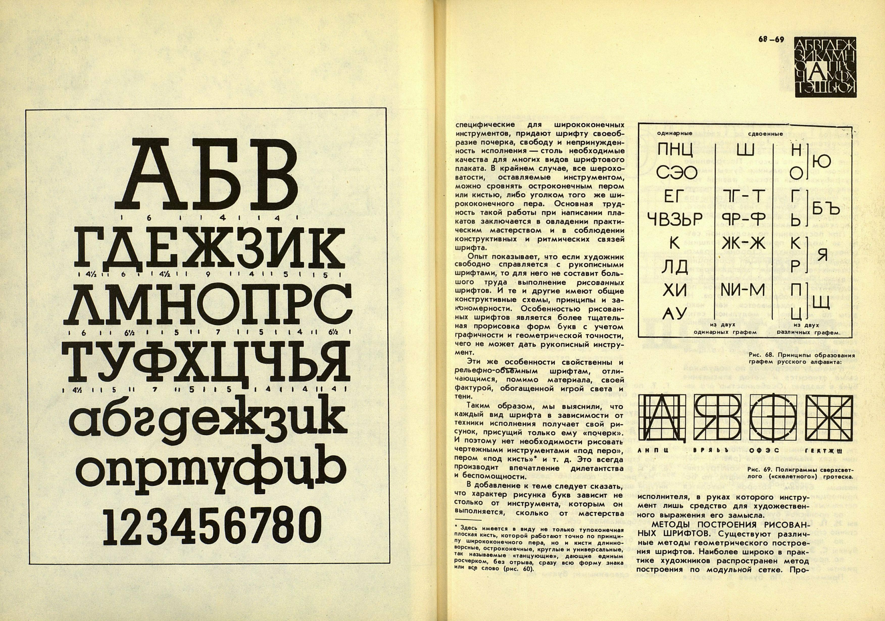 Шрифт и шрифтовой плакат / С. И. Смирнов. — Издание 2-е, переработанное. — Москва : Плакат, 1978. — 144 с. : ил. — (В помощь художнику-оформителю и организатору наглядной агитации. [Выпуск] 3).