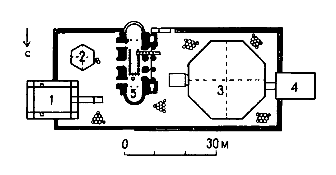 Церковь «Памяти кайзера Вильгельма», 1956—1963 гг. Арх. Э. Эйерманн