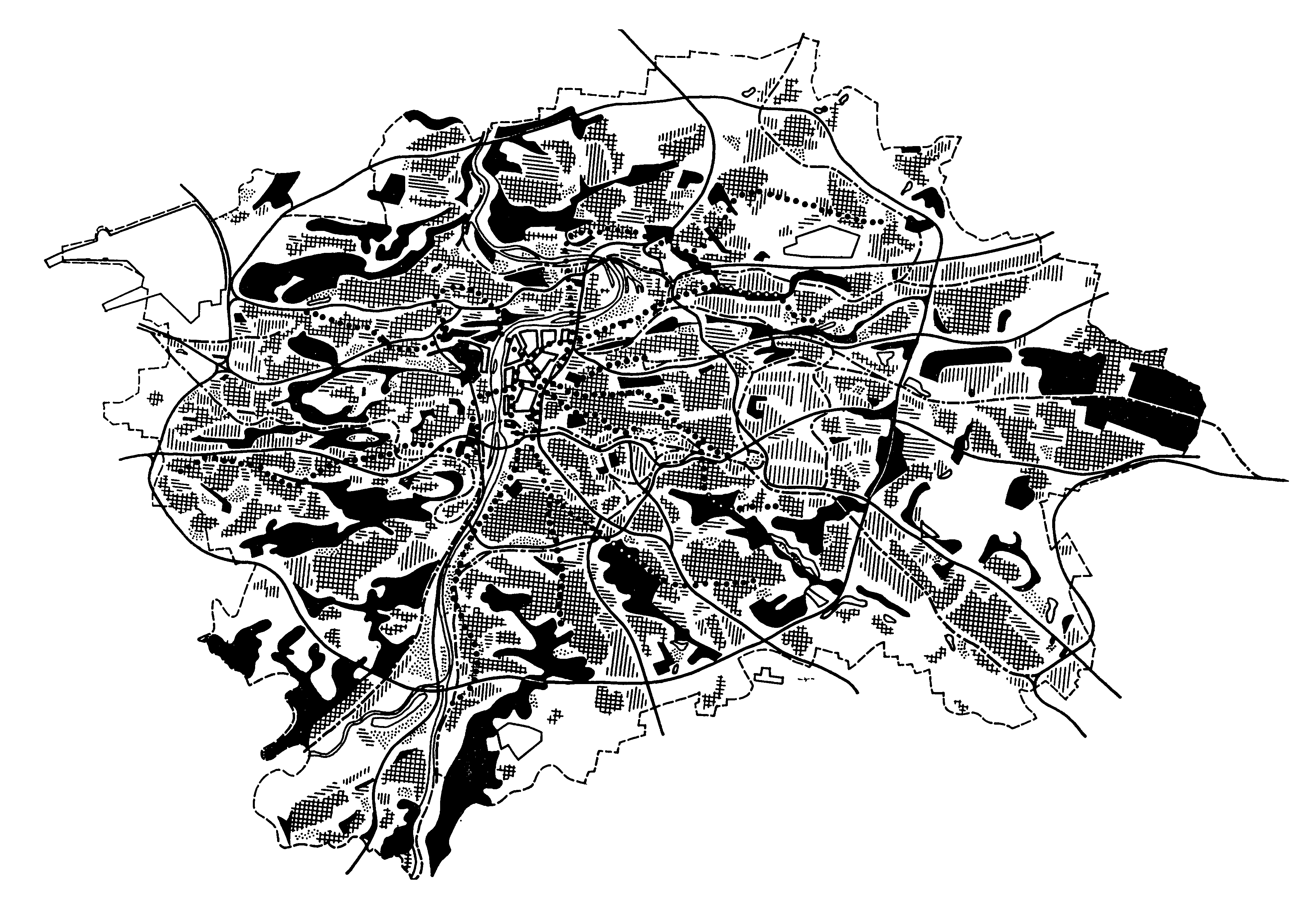 1. Прага. Схема генплана