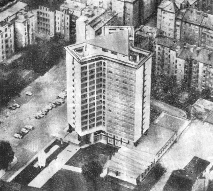 Брно. Гостиница «Континенталь». Архит. Зд. Ржигак. 1964 г.