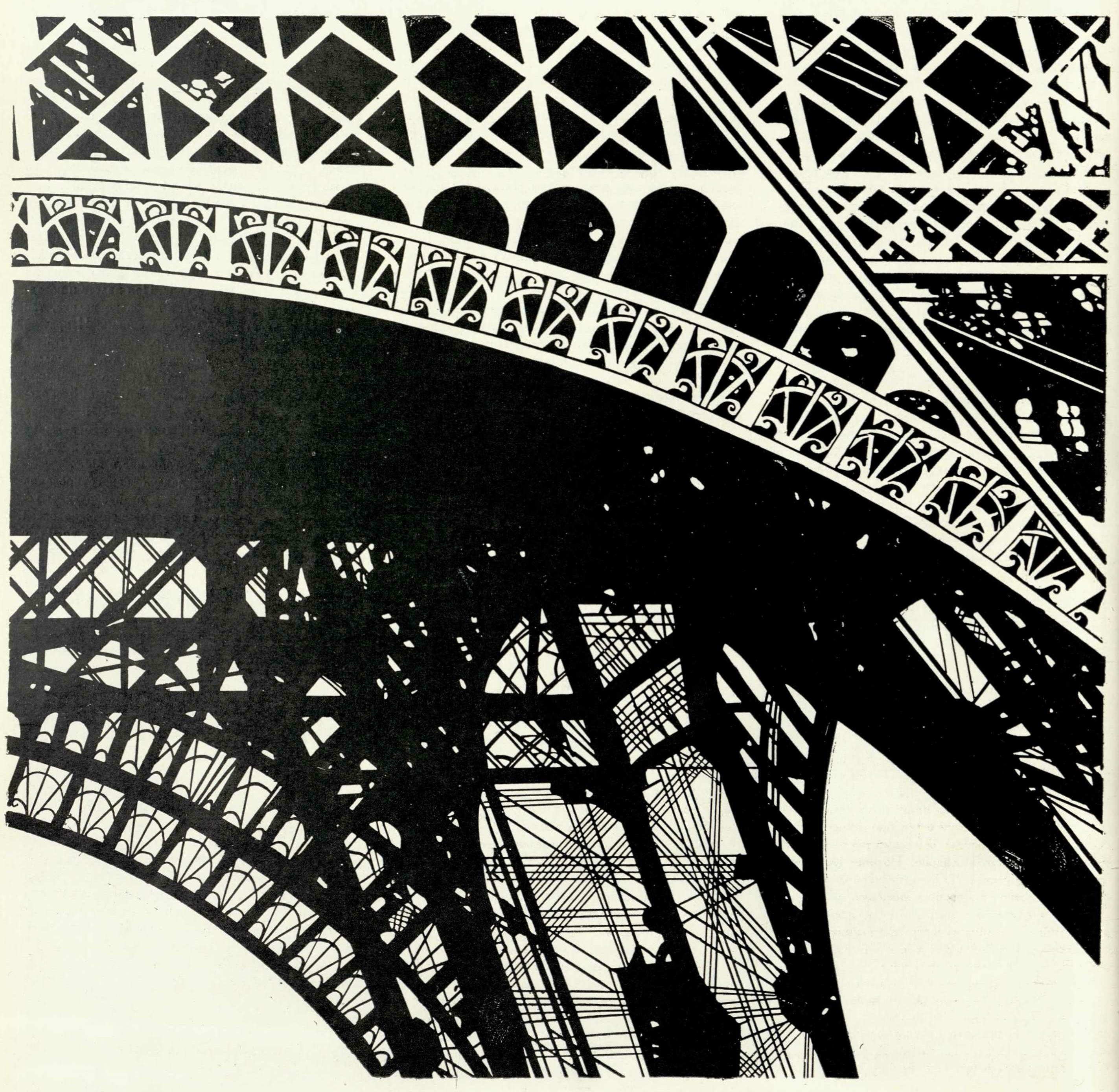 Фрагмент конструкции Эйфелевой башни