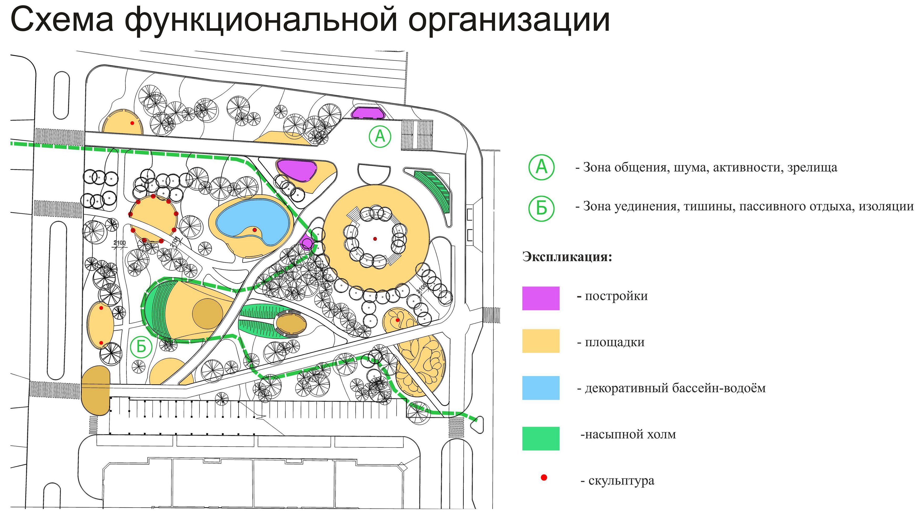 План парка ривьера в сочи