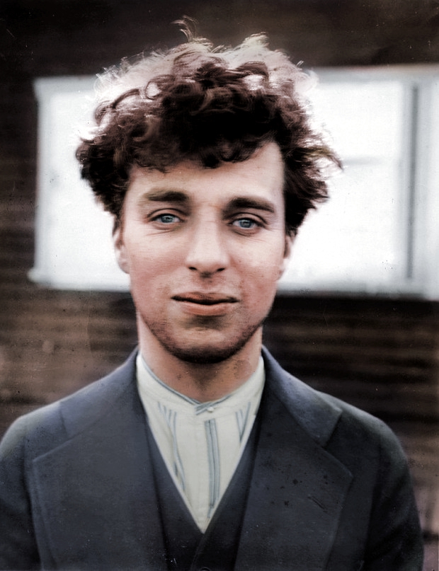 Чарли Чаплин в возрасте 27 лет. 1916