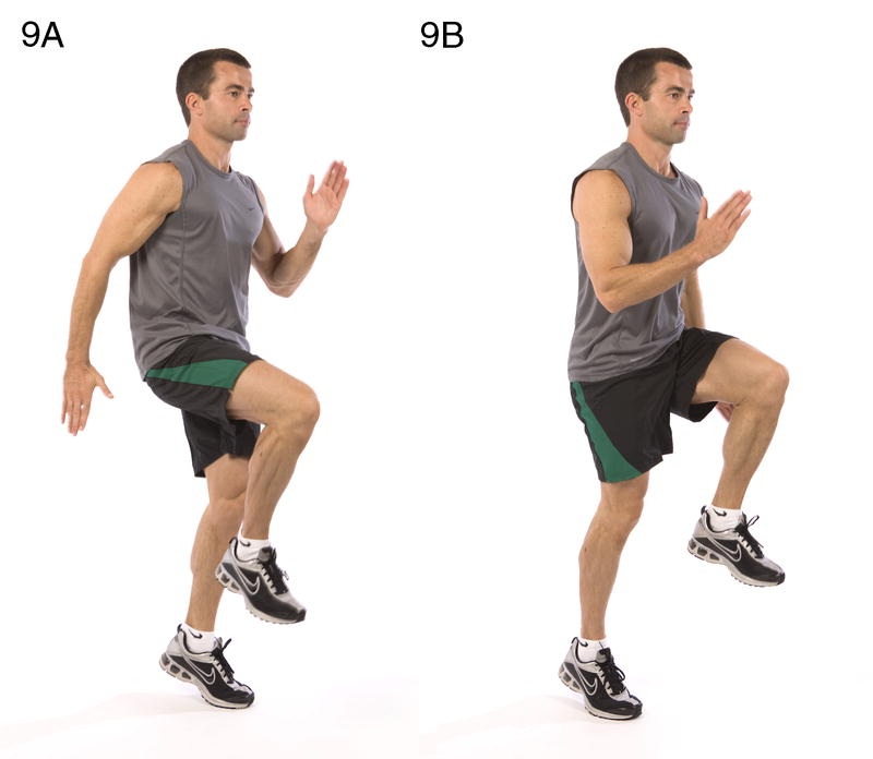 High Knees Running in Place