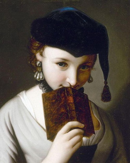 Girl With a Book (XVIII век) — Пьетро Антонио Ротари Pietro Antonio Rotari