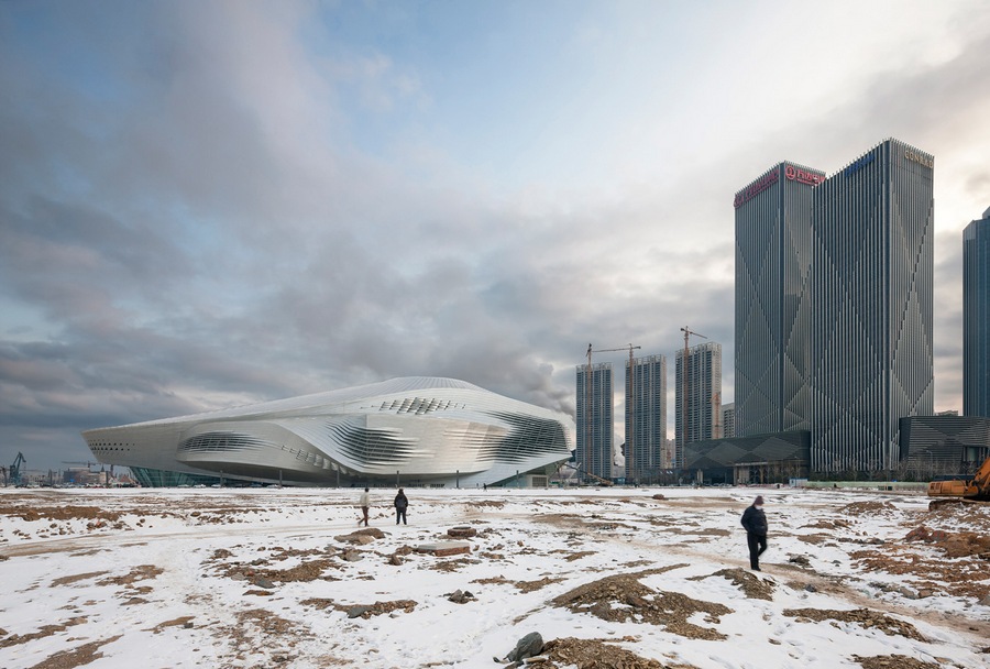 Overall Runner-Up: Duccio Malagamba. Project: Dalian Congress Centre (CHINA) by Coop Himmelb(l)au Architects