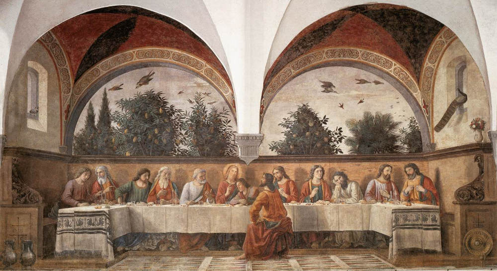 Флоренция. Монастырь Оньисанти. «Тайная вечеря». Гирландайо
