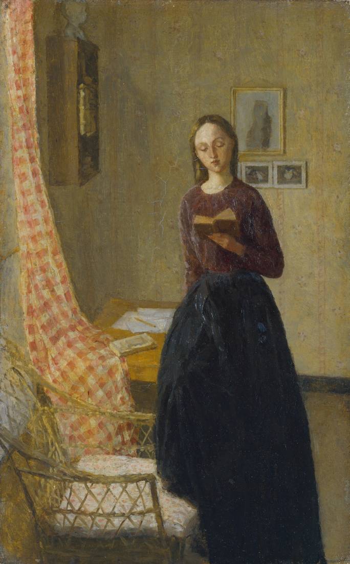A Lady Reading (1911) — Гвендолен Мэри Джон (Gwen John)