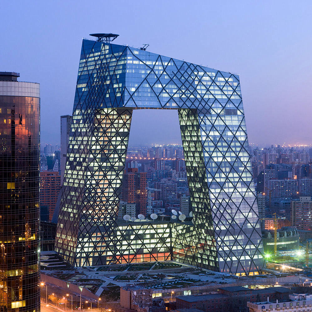 здание центрального телевидения Китая