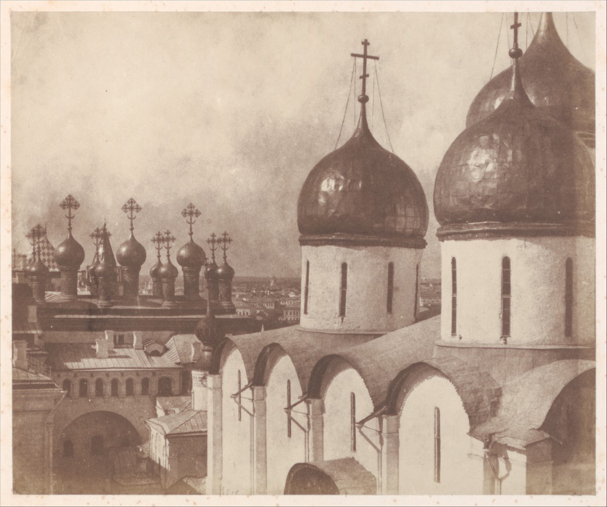 Moscow, Domes of Churches in the Kremlin / Roger Fenton / 1852
