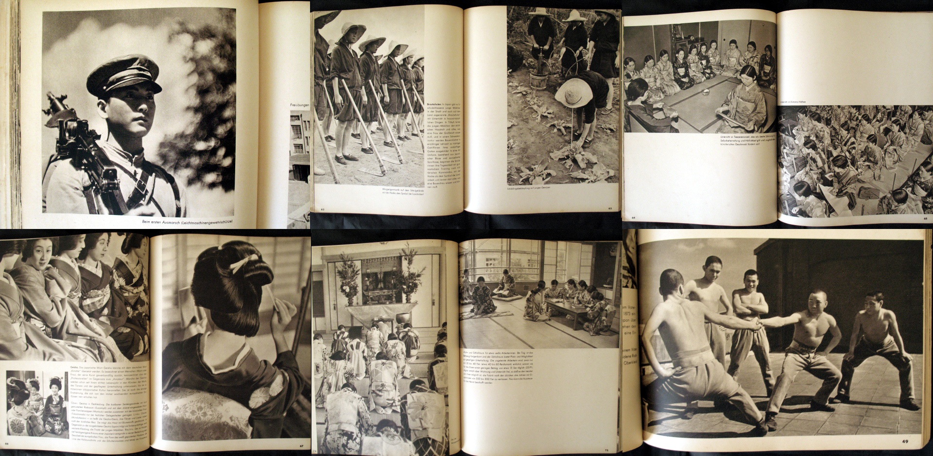 Страницы из журнала DAI NIPPON конца 1930-х годов