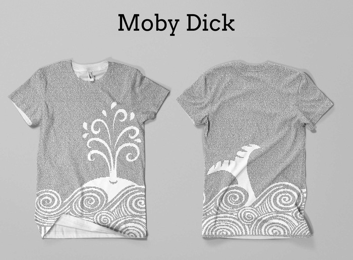 moby dick t-shirt