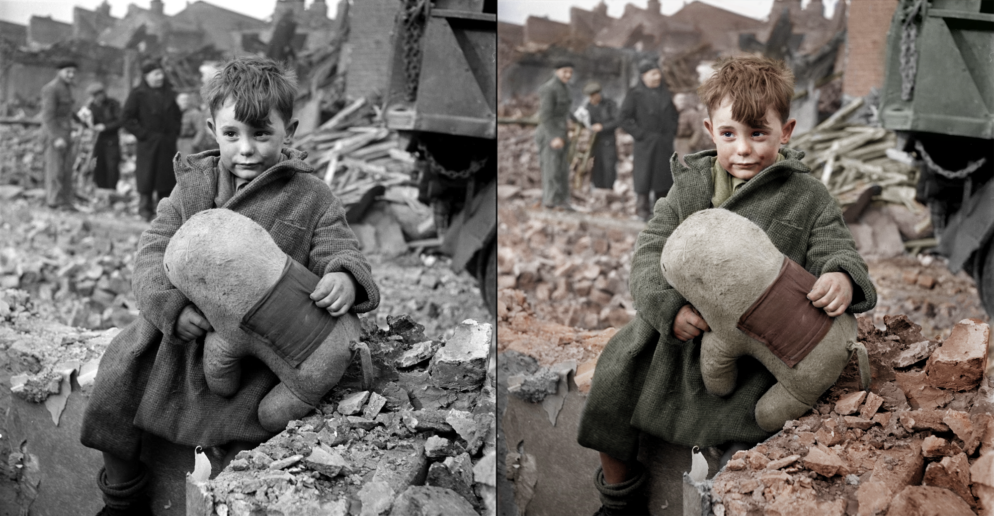 Дети войны черно белые фото