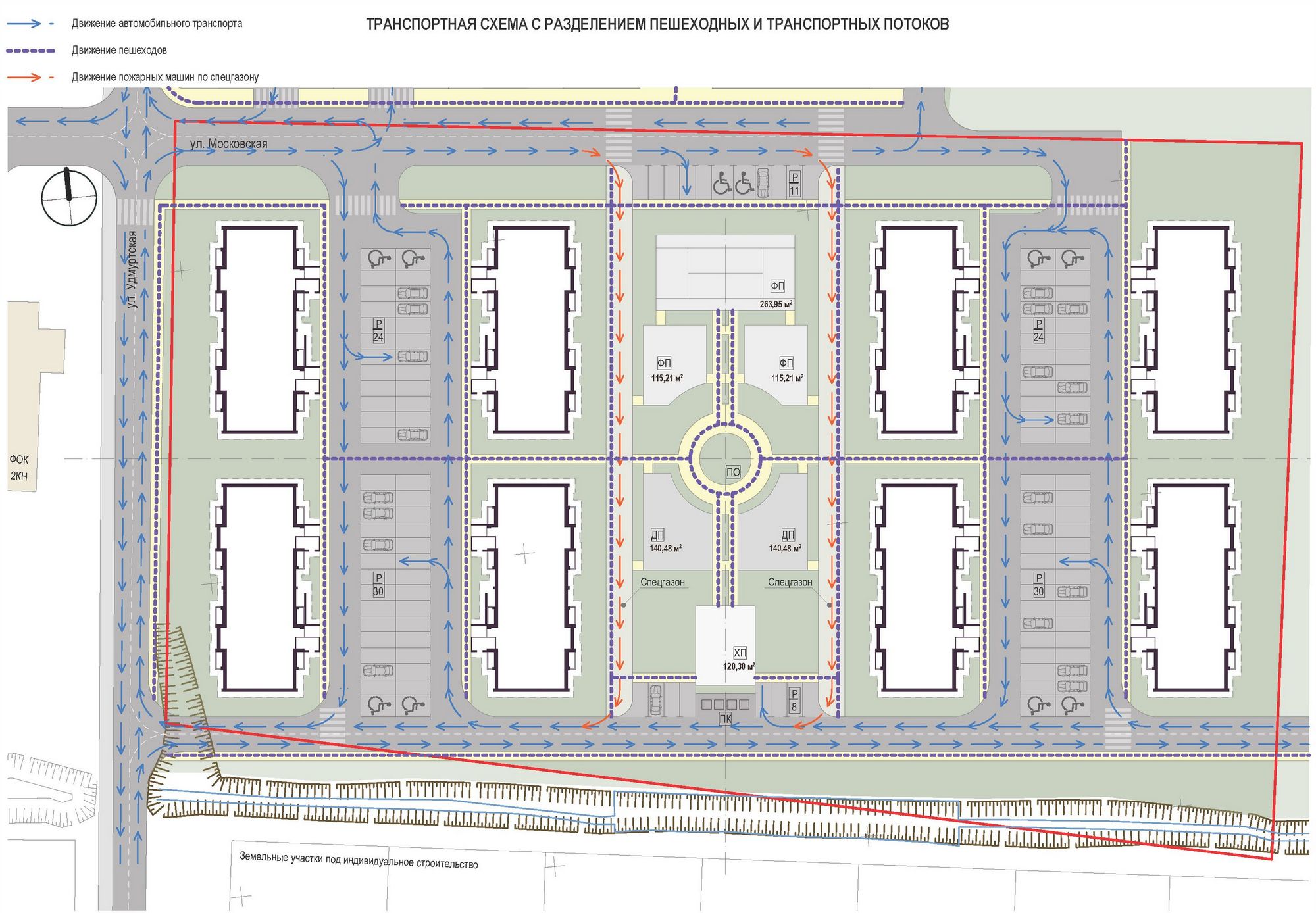 РК Проект. Проект планировки в микрорайоне «Южный» в п. Ува. Номинация: Комплексный проект мало- и средне-этажной застройки