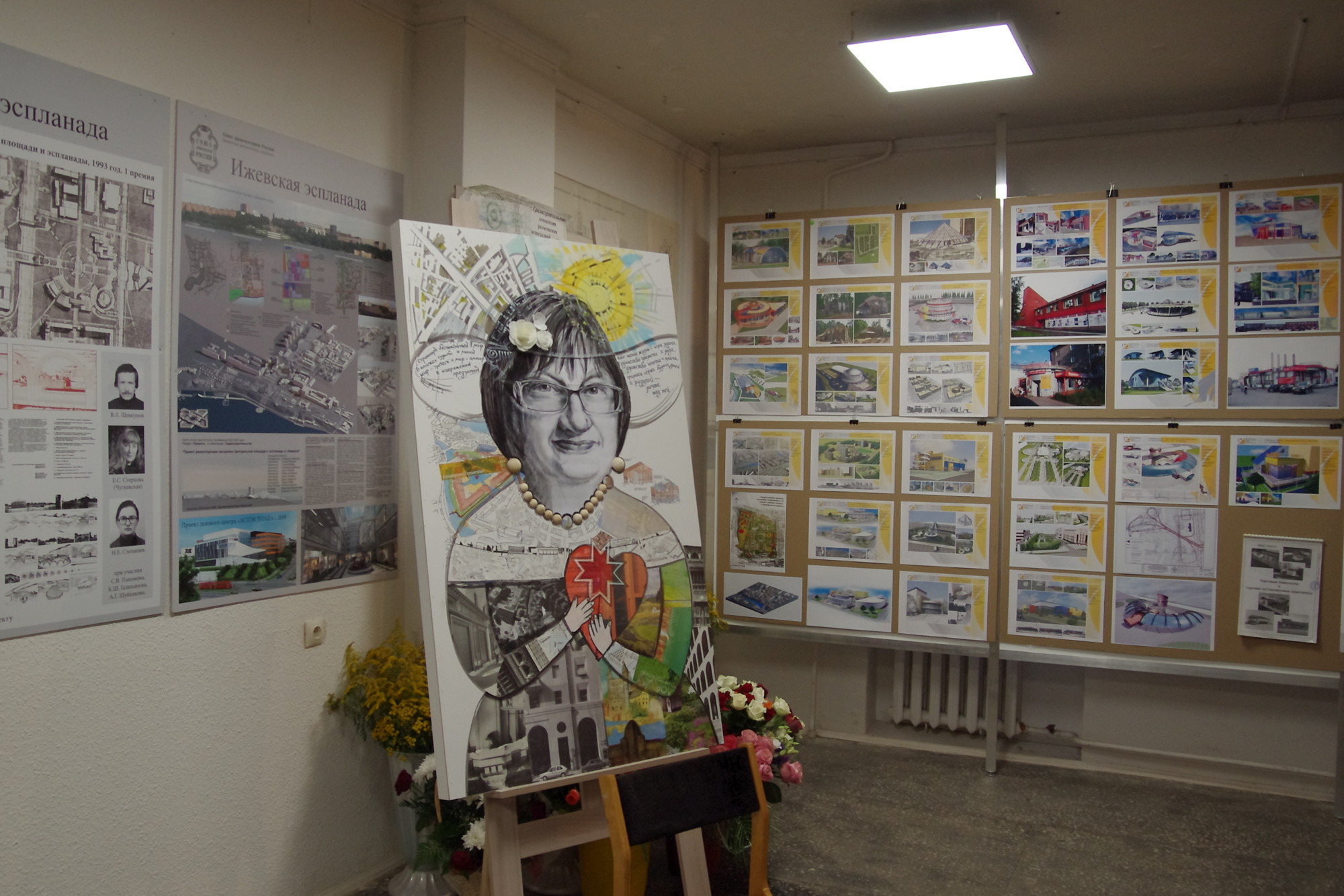 выставка Заслуженного архитектора Удмуртской Республики Нины Евгеньевны Степанюк, Ижевск, 2016