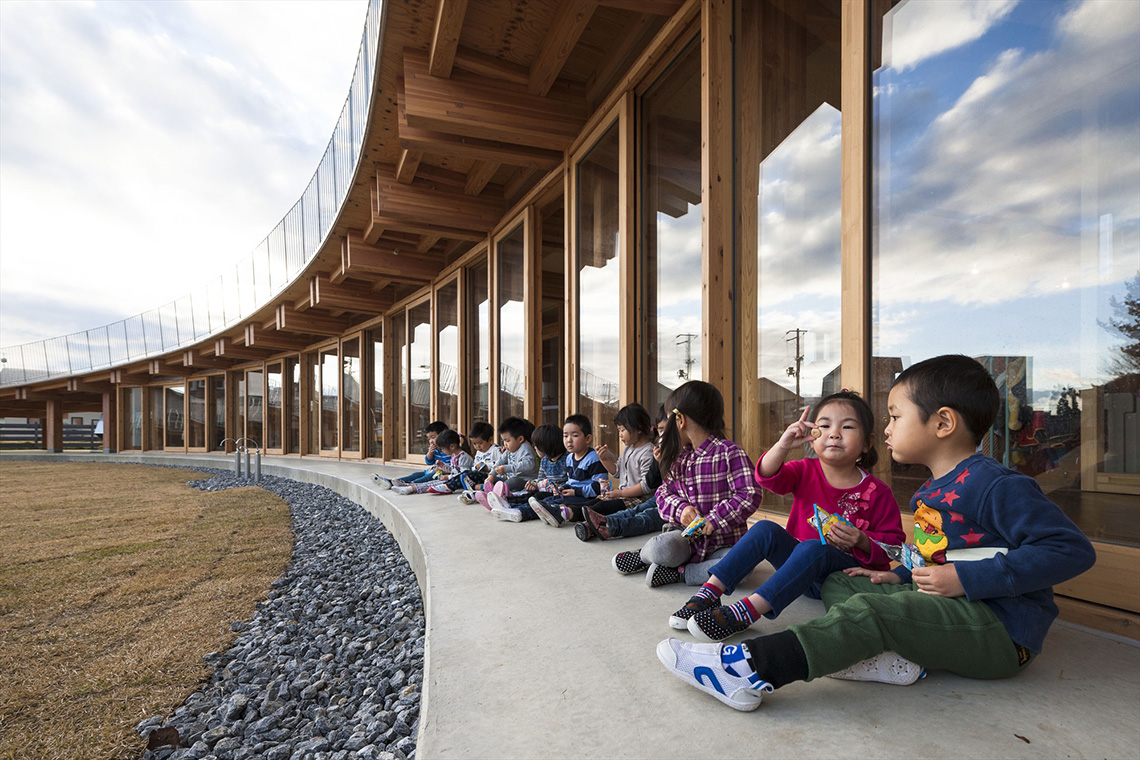 Детский сад «Фудзи». 2015, Татикава. Tezuka Architects