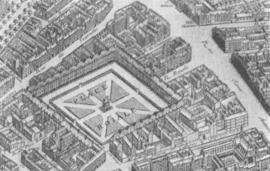 Королевская площадь, 1606—1612 гг., К. Шатийон