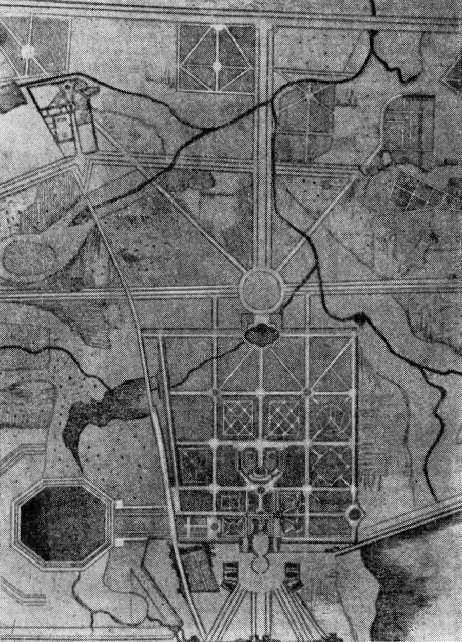 9. Версаль. Охотничий замок, 1624—1631 гг., Ф. Леруа. План