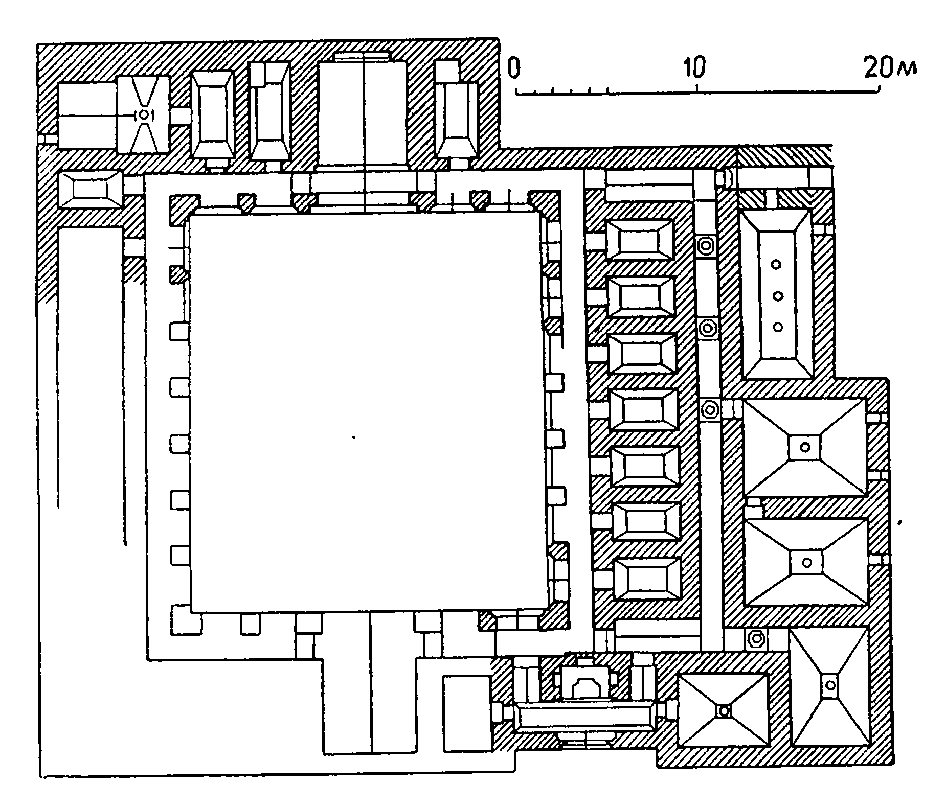 16. Багдад. Дворец Аббасидов, XII в. План