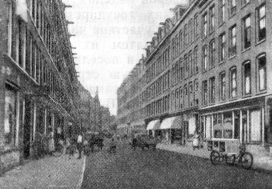 2. Амстердам, район Пийп, 1890 г. Департамент общественных работ. Общий вид улицы