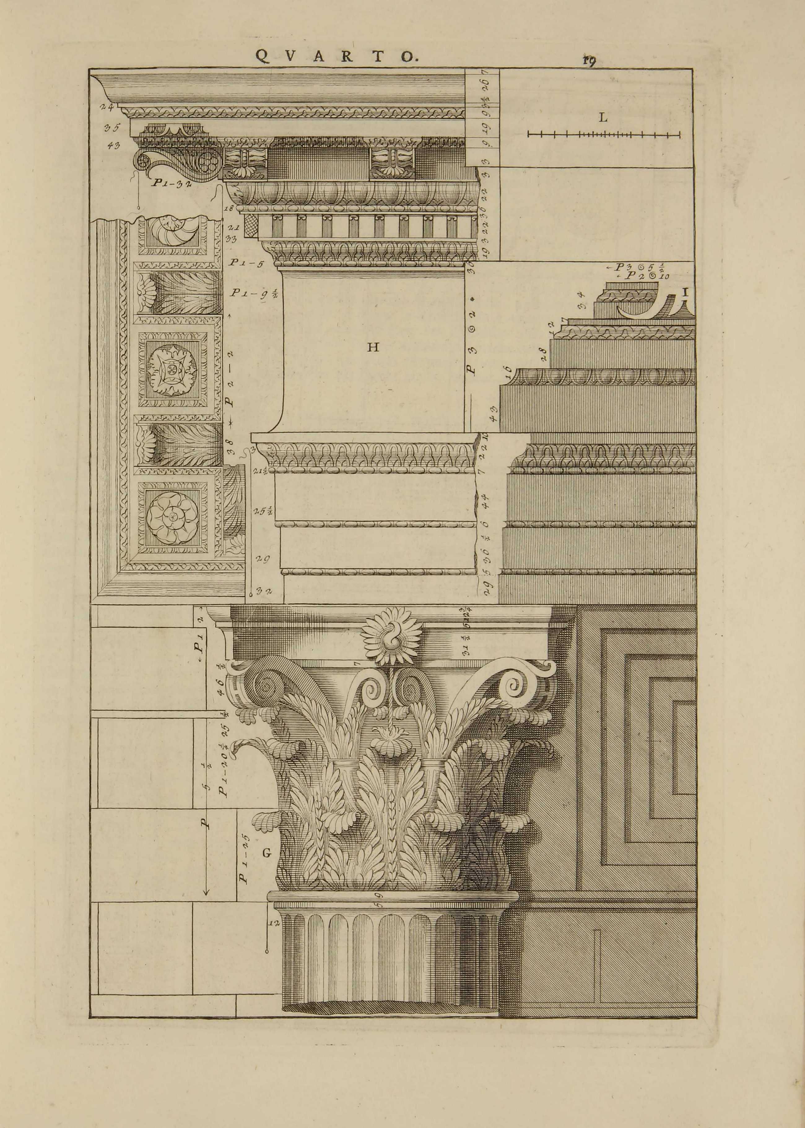 I quattro libri dell'architettura di Andrea Palladio. Ne' quali dopo un breue trattato de' cinque ordini, & di quelli auertimenti, che sono piu necessarij nell fabricare; si tratta delle case priuate, delle vie, de i ponti, delle piazze, de i xisti, et de' tempij. — In Venetia : Appresso Dominico de' Franceschi, 1570