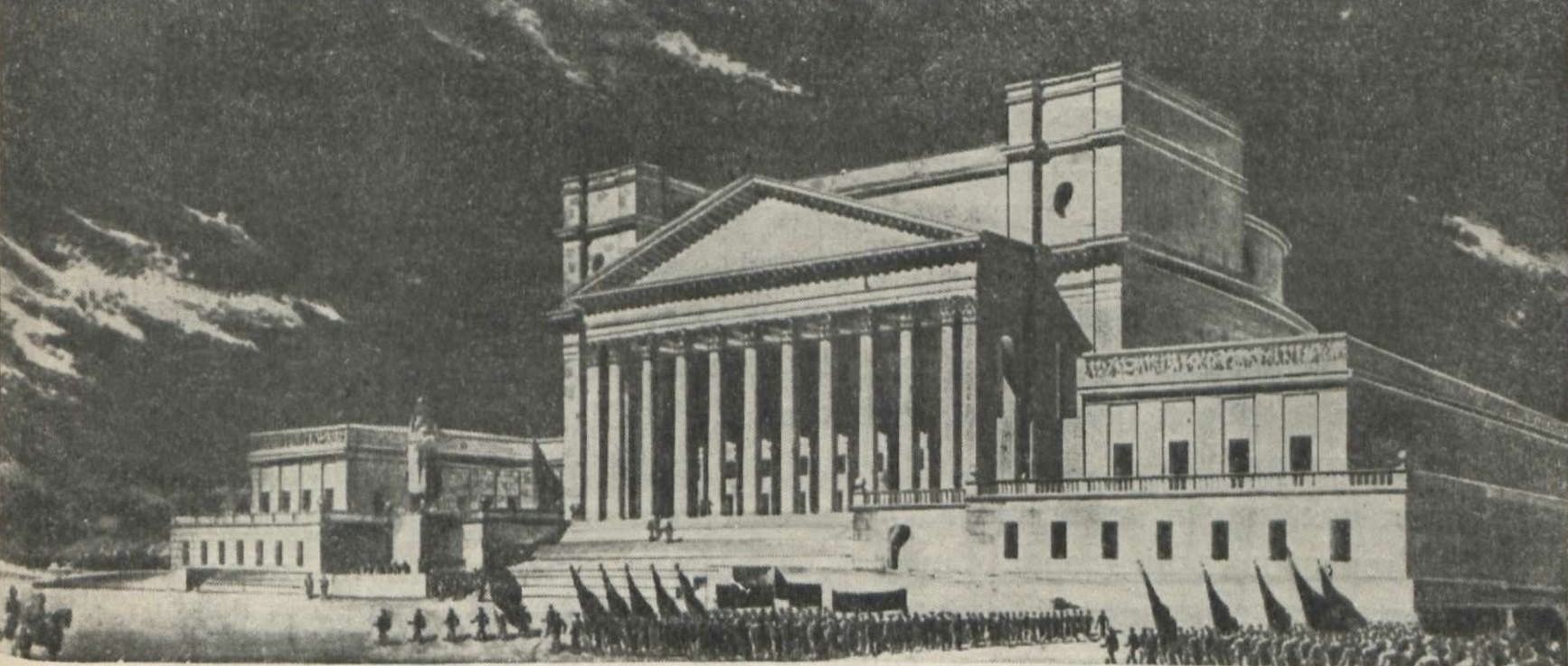 Дворец Культуры в г. Куйбышеве (1935). Перспектива