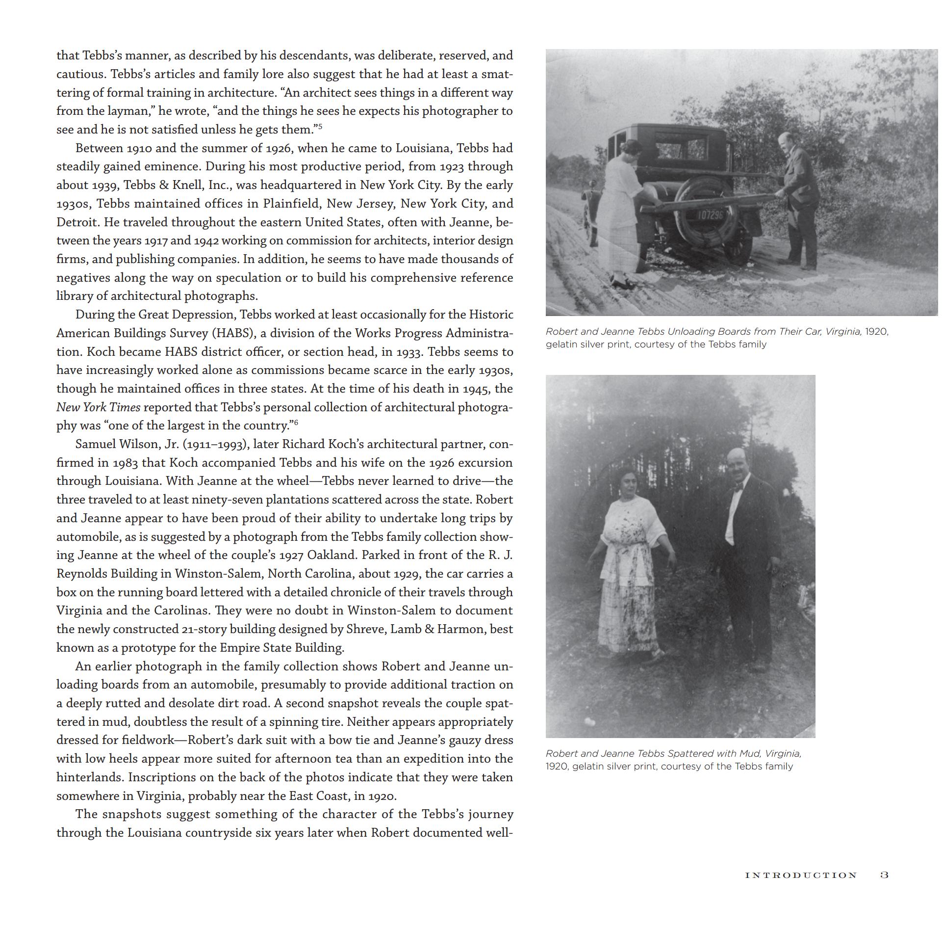 Robert W. Tebbs, Photographer to Architects: Louisiana Plantations in 1926 / Richard Anthony Lewis ; foreword by Robert J. Cangelosi, Jr. — Baton Rouge, Louisiana : Louisiana State University Press, 2011