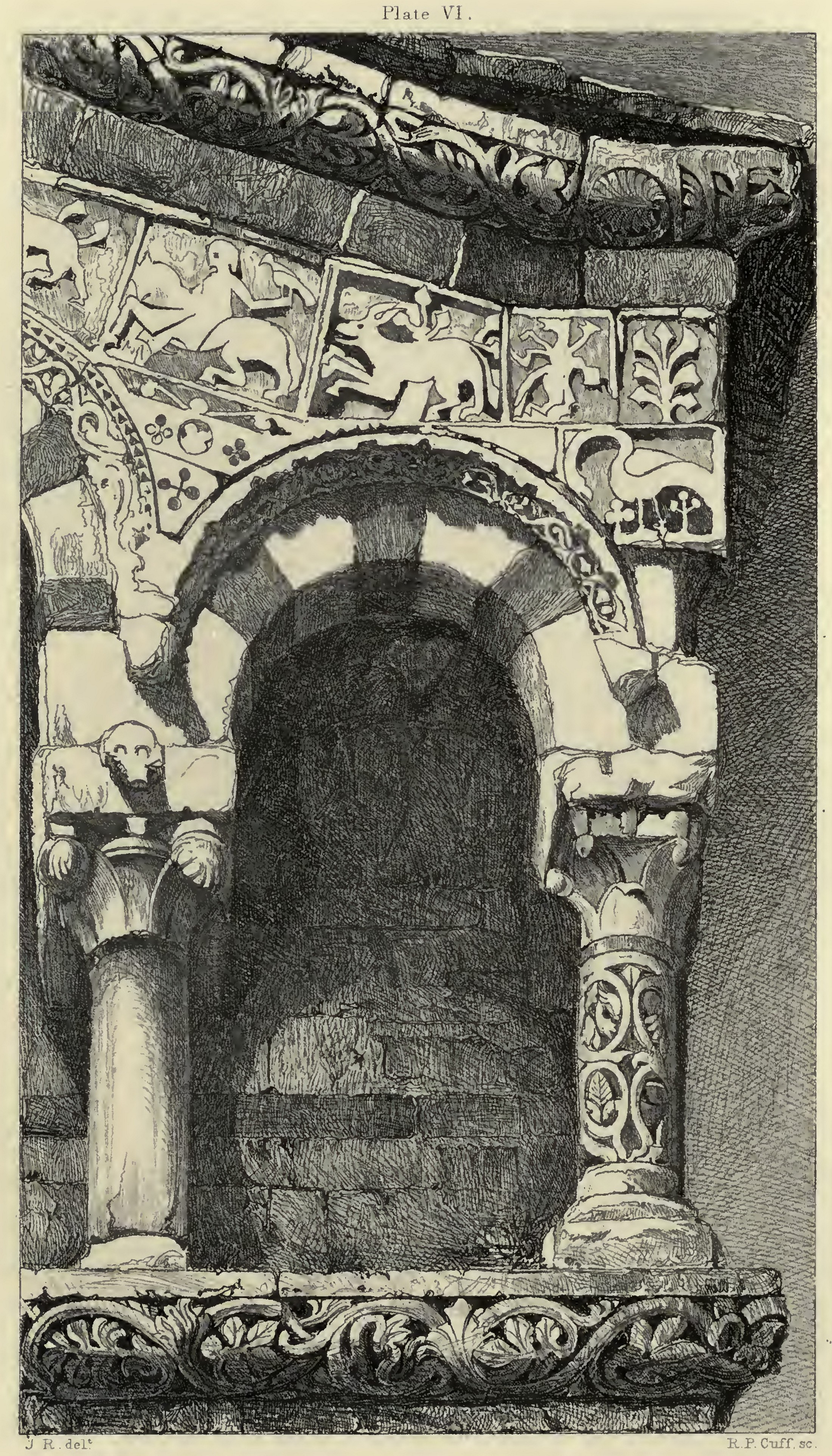 VI. Arch from the Façade of the Church of San Michele at Lucca
