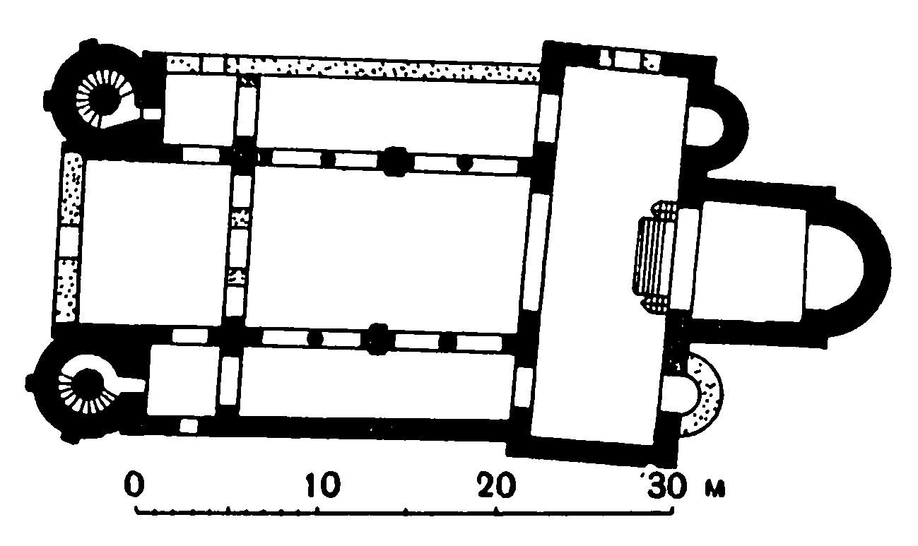 11. Гернроде. Монастырская церковь св. Кириака, 961 г. — XII в.