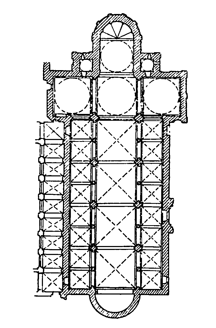 40. Кнехштеден. Монастырская церковь, 1150—1181 гг.